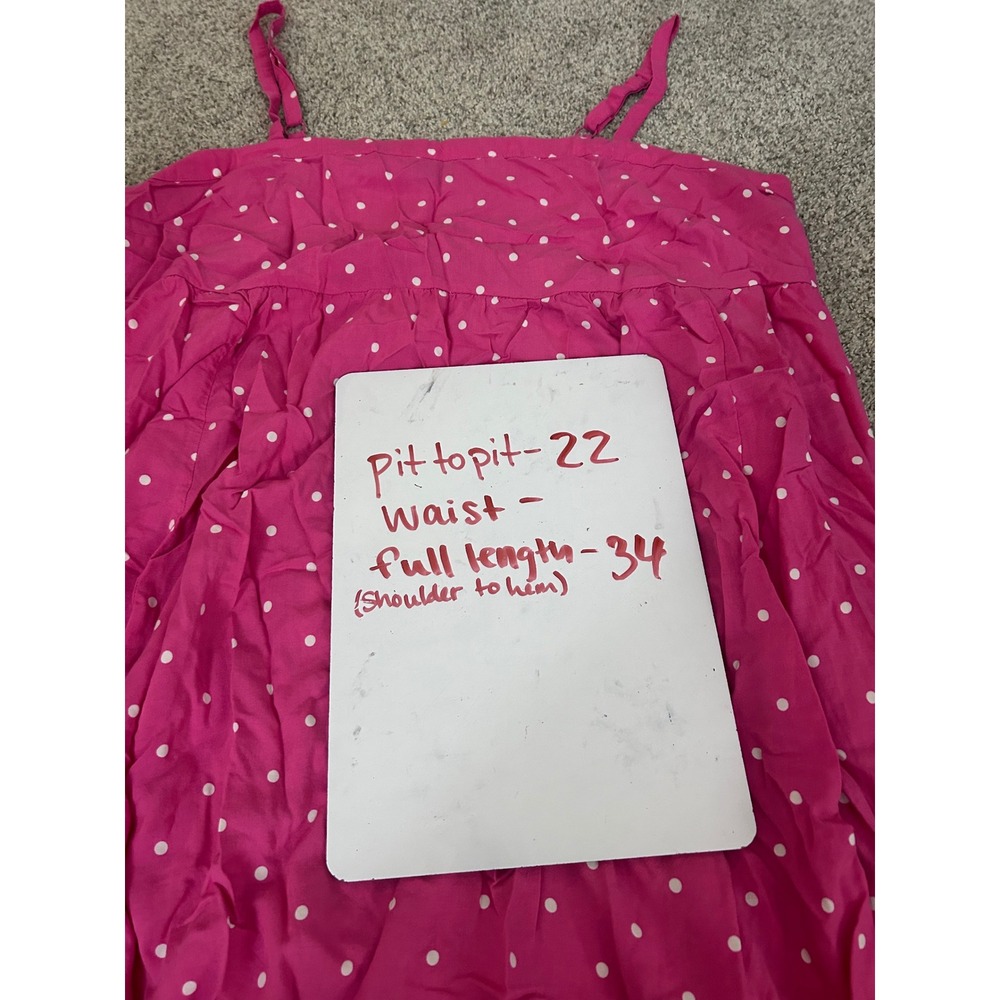 Torrid Pink Polka Dot Babydoll Mini Dress Plus Size 2 Sweetheart Tiered Summer - Picture 6 of 6